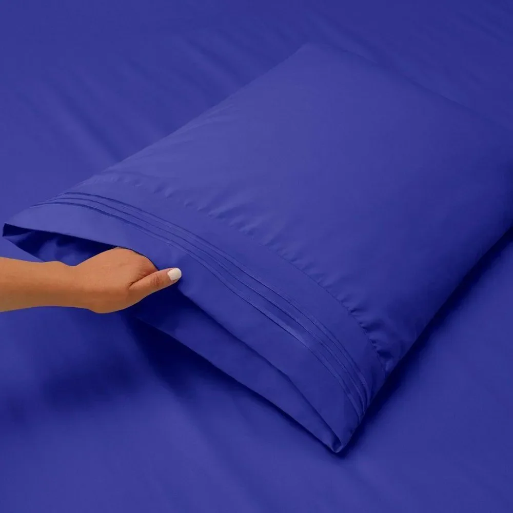 Royal Blue Egyptian Comfort Bed Sheets 4 Piece!